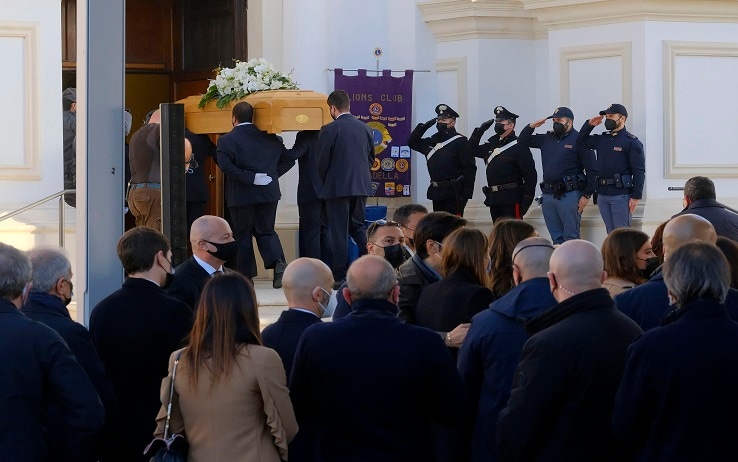 I funerali di Ennio Doris