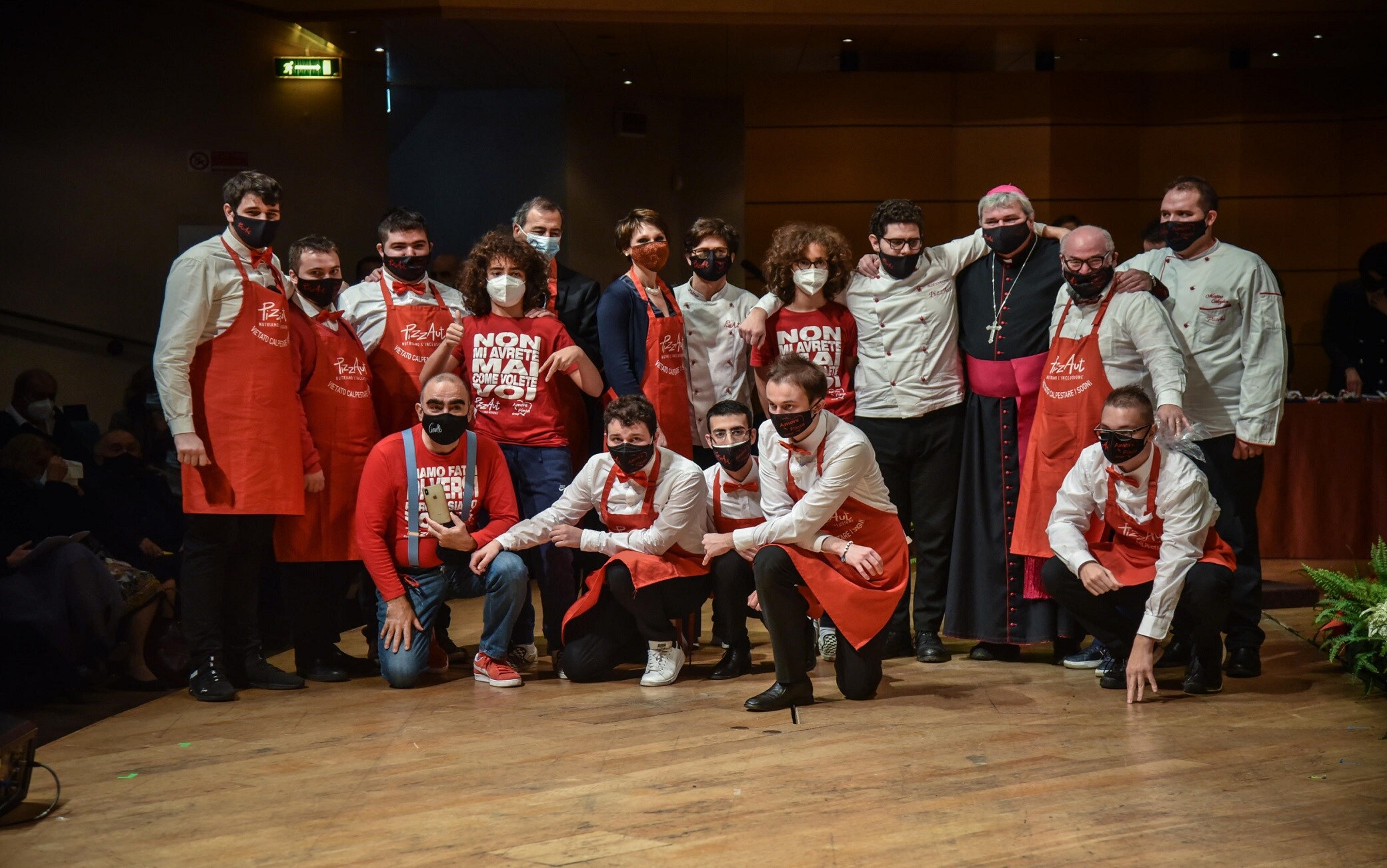 Premiazione di Pizzaut alla Cerimonia di consegna degli Ambrogini d oro Civiche Benemerenze al Teatro dal Verme, Milano, 7 Dicembre 2021ANSA/MATTEO CORNER