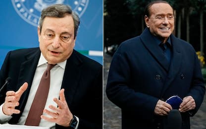Premier Draghi chiama Berlusconi per auguri di pronta guarigione