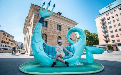 A Milano un’opera d’arte green “porta il mare nel cuore della città”