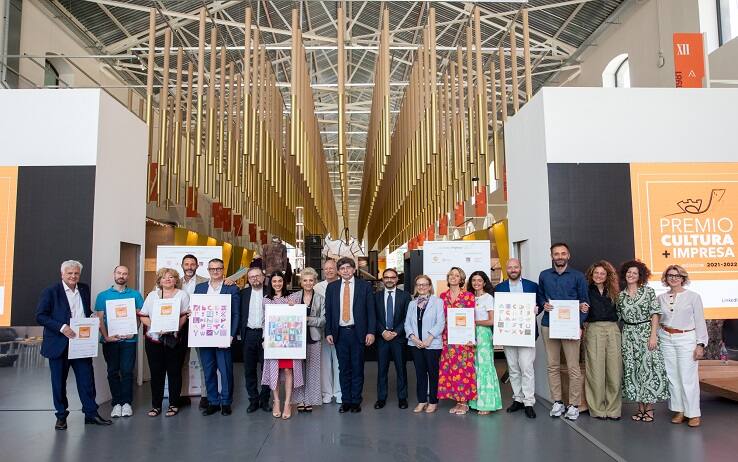 I vincitori della nona edizione di "Cultura + Impresa" a Milano