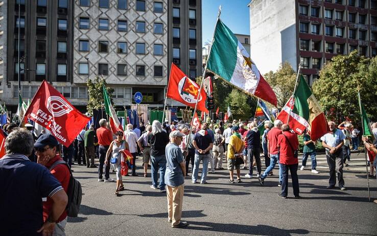 Cerimonia ufficiale in memoria dei martiri di piazzale Loreto