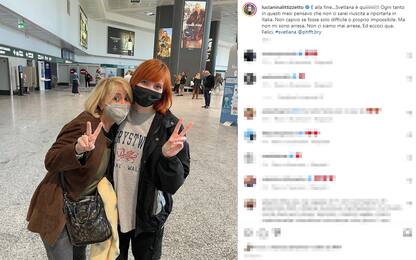 Luciana Littizzetto riabbraccia figlia: era bloccata a Minsk da 2 anni