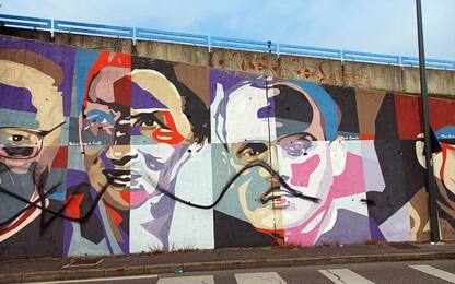 Milano, imbrattato murale dedicato ad antifascisti