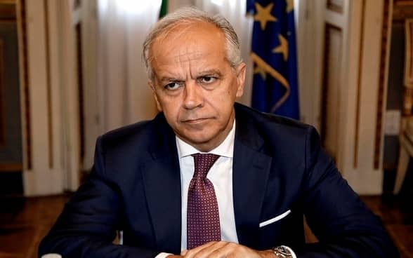 Il ministro Matteo Piantedosi al Comitato provinciale per l'ordine e la sicurezza pubblica a Milano