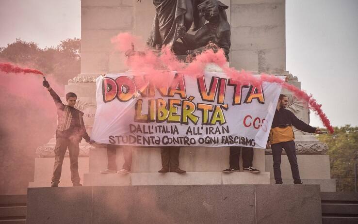 Manifestazione a Milano
