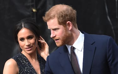 epa07093955 (FILE) - Britain's Prince Harry and Meghan Markle attend the memorial service to commemorate the 25th anniversary of the murder of Stephen Lawrence in St Martins in the Field, central London, Britain, 23 April 2018. The Kensington Palace has announced on 15 October that the couple are expecting their first baby in the Spring of 2019.  EPA/FACUNDO ARRIZABALAGA