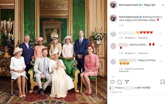 Kensington Palace has posted a story on Instagram with the following remarks:
Wishing Archie a very happy first birthday today! 
Instagram 06/05/2020  

This is a private photo posted on social networks and supplied by this Agency. This Agency does not claim any ownership including but not limited to copyright or license in the attached material. Fees charged by this Agency are for Agency's services only, and do not, nor are they intended to, convey to the user any ownership of copyright or license in the material. By publishing this material you expressly agree to indemnify and to hold this Agency and its directors, shareholders and employees harmless from any loss, claims, damages, demands, expenses (including legal fees), or any causes of action or allegation against this Agency arising out of or connected in any way with publication of the material. (private/IPASocialIT / IPA / IPA / IPA/Fotogramma,  - 2020-05-06) p.s. la foto e' utilizzabile nel rispetto del contesto in cui e' stata scattata, e senza intento diffamatorio del decoro delle persone rappresentate
