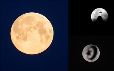 La super Luna piena di maggio 2020. FOTO
