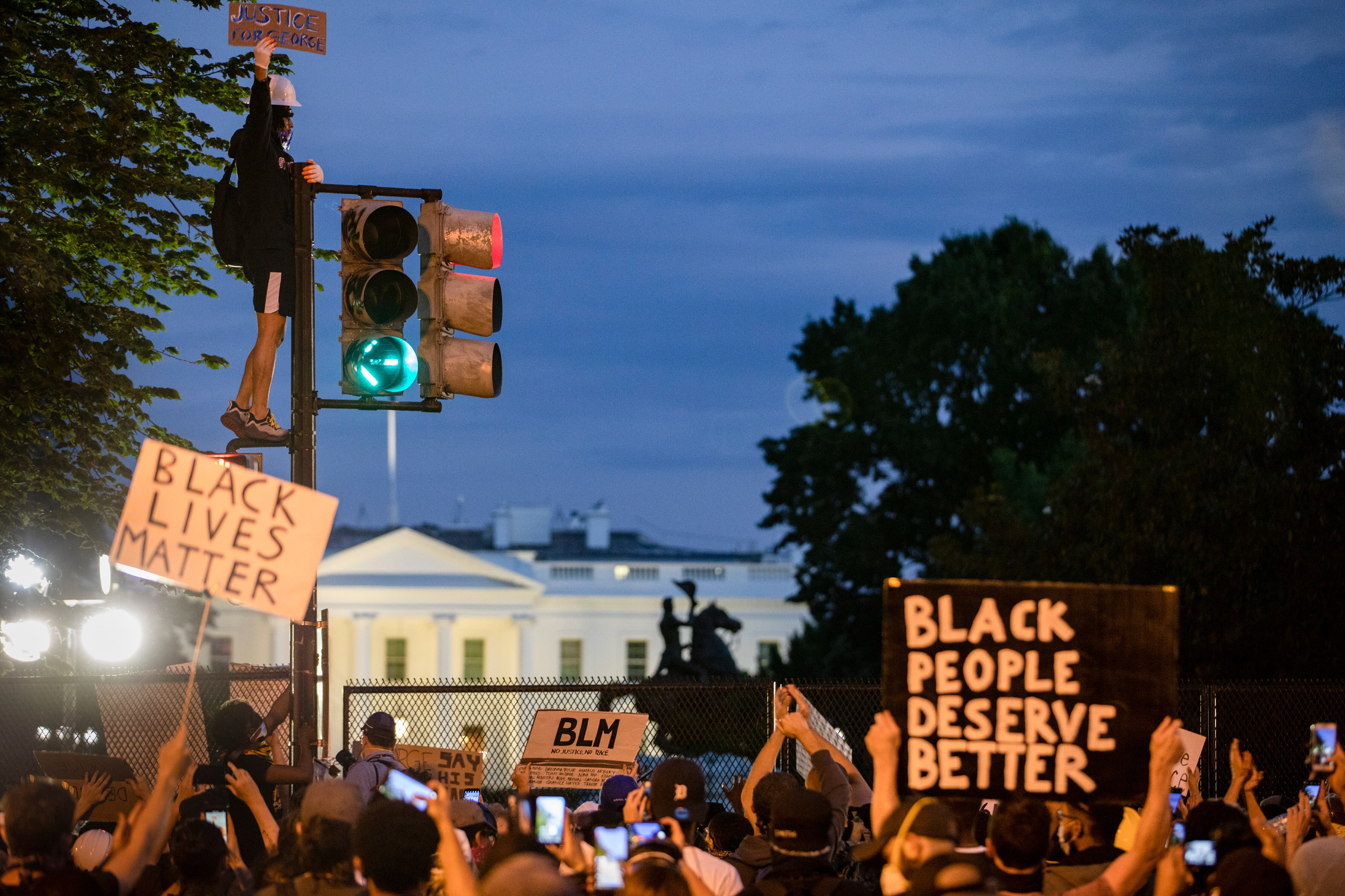 Le proteste per George Floyd a Washington Proteste per George Floyd a Washington