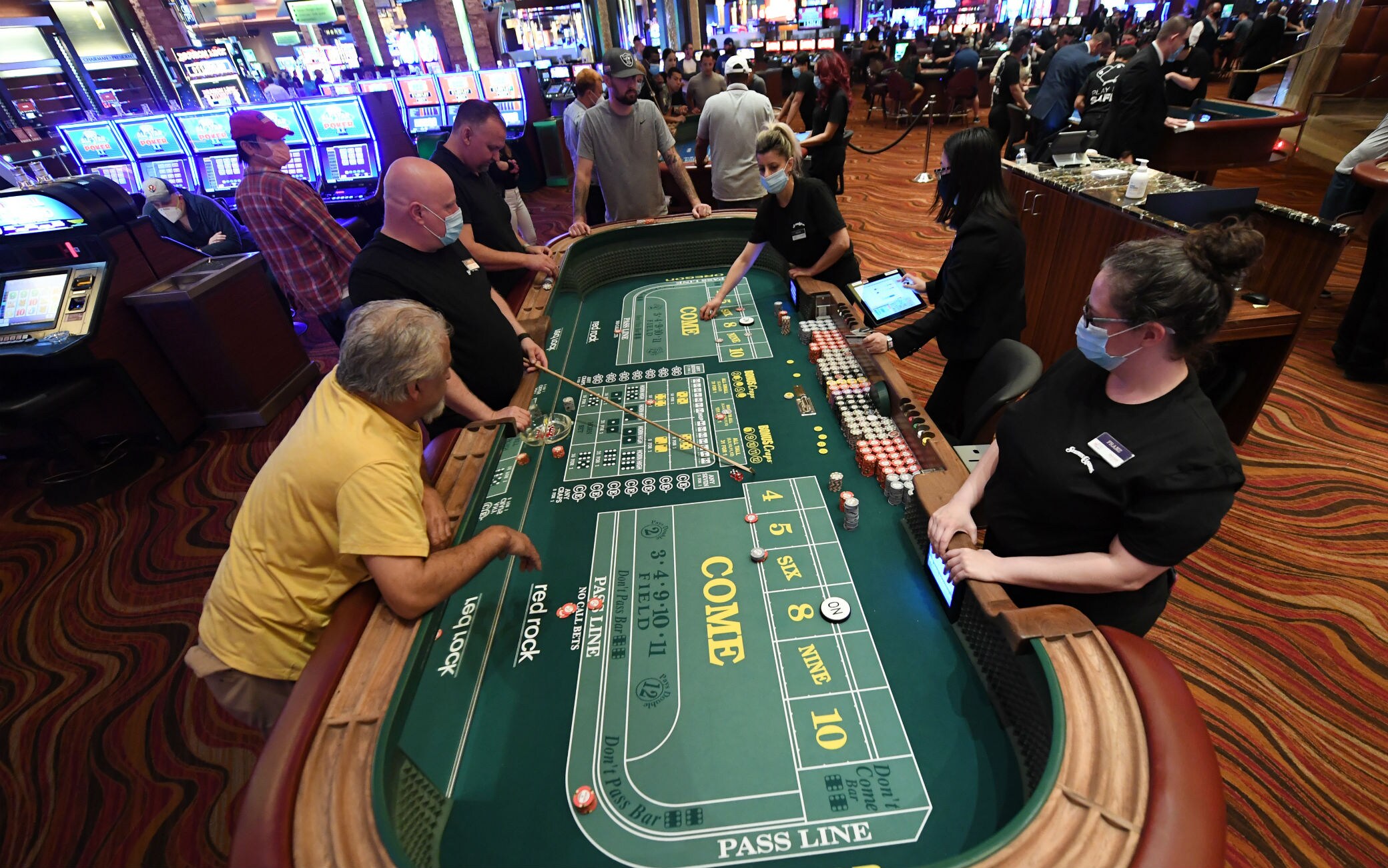 Coronavirus Usa Riaprono I Casino Di Las Vegas Foto