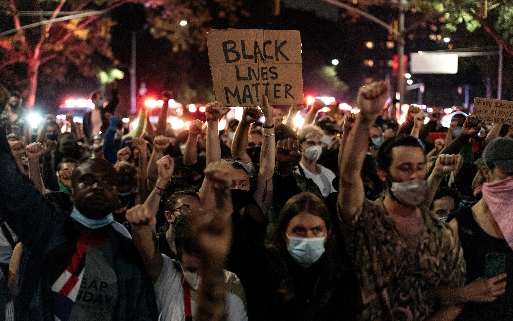 Le proteste della scorsa notte a New York proteste george floyd