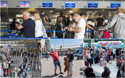 Code negli aeroporti tedeschi: primi turisti partono per Baleari. FOTO