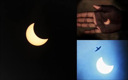 Eclissi solare anulare, le immagini nel mondo. FOTO