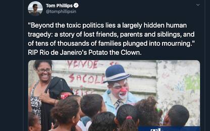 Brasile, morto di covid il clown che faceva ridere i bambini malati