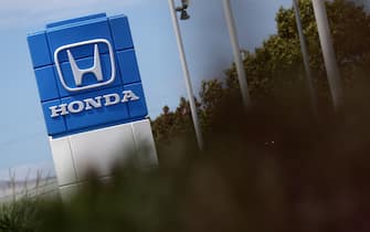 SAN RAFAEL, CALIFORNIA - JULY 25: A sign with the Honda logo is posted in front of Marin Honda on July 25, 2019 in San Rafael, California. The State of California and four of the largest automakers in the world - Ford, VW, Honda and BMW - have struck a deal to reduce auto emissions in the State of California ahead of the Trump administration's plans to eliminate an Obama-era regulation to reduce emissions from cars that are believed to contribute to global warming. (Photo by Justin Sullivan/Getty Images)