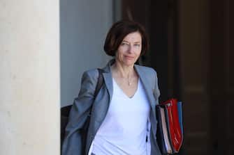 French Defence Minister Florence Parly leaves after the weekly cabinet meeting at the Elysee Palace in Paris, on June 24, 2020. (Photo by Ludovic Marin / AFP) (Photo by LUDOVIC MARIN/AFP via Getty Images)