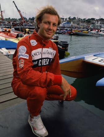 Italian businessman Stefano Casiraghi (1960 - 1990), second husband of Princess Caroline of Monaco, 1989. He died in 1990 in a powerboat racing accident while defending his world title. (Photo by Tom Stoddart/Hulton Archive/Getty Images)