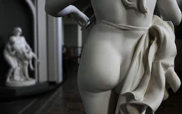 Eugene Delaplanche (1836-1891). French sculptor. Music, 1878. Carlsberg Glyptotek Museum. Copenhagen. Denmark. (Photo by: Prisma/UIG via Getty Images)