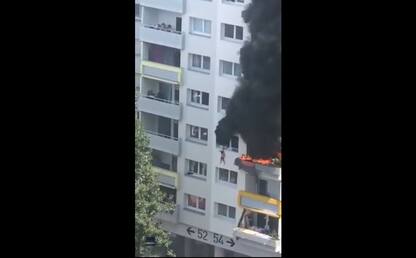Grenoble, bambini si lanciano da 10 metri per sfuggire ad un incendio