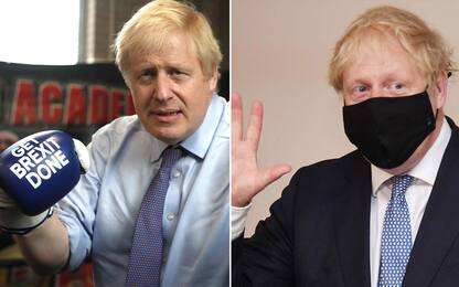 Boris Johnson, un anno da premier tra Brexit e coronavirus. FOTO