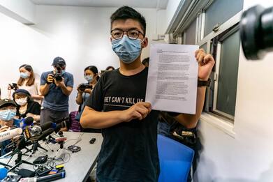 Hong Kong, Joshua Wong: proteste e resistenza continueranno
