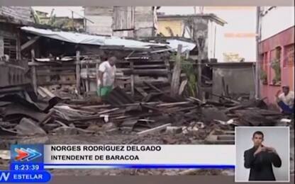 Cuba, l'uragano Isaia devasta la città costiera di Baracoa. VIDEO