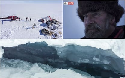 Groenlandia, le immagini del crepaccio dove è precipitato Koni Steffen