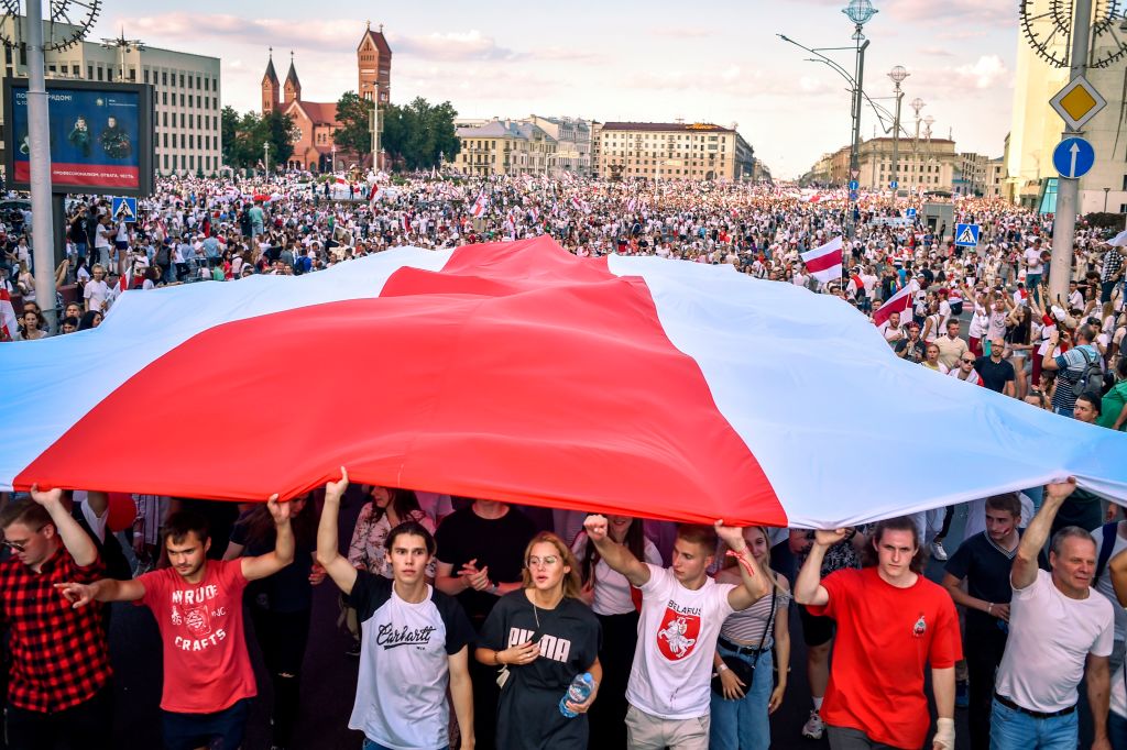 La Marcia per la libertà a Minsk La Marcia per la libertà a Minsk