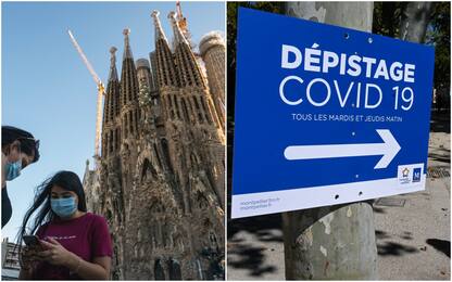 Coronavirus, cosa succede in Francia e in Spagna