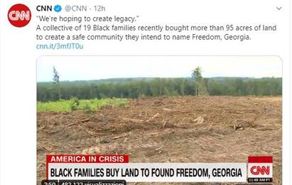 Georgia, afroamericani comprano terra per costruire una città sicura