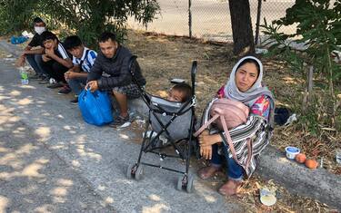 Grecia, tra i profughi del campo di Moria a Lesbo FOTO