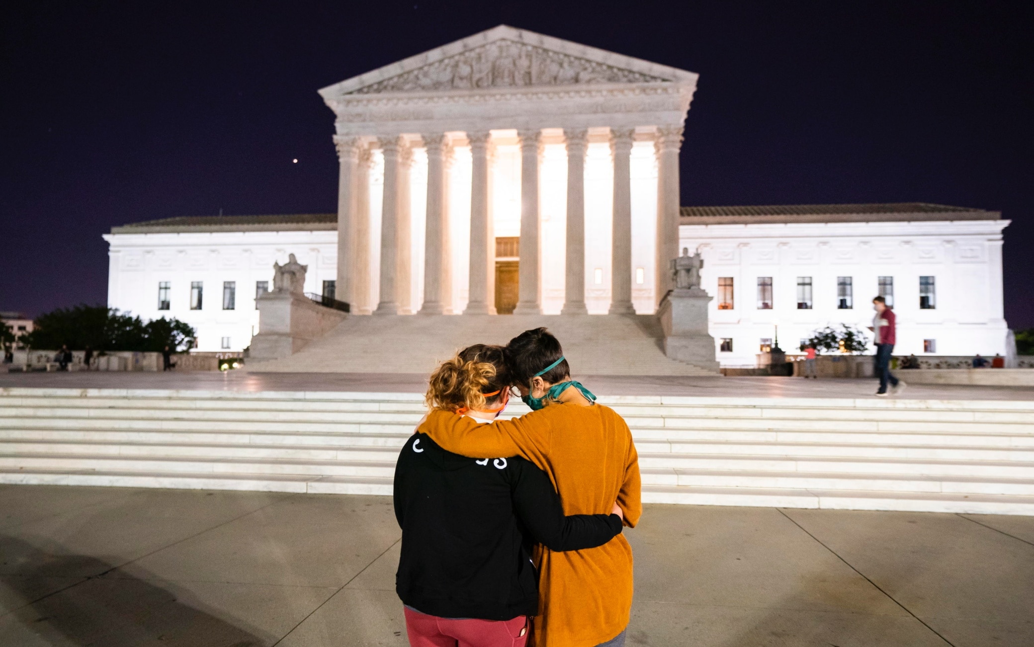 La veglia a Washington ruth bader ginsburg