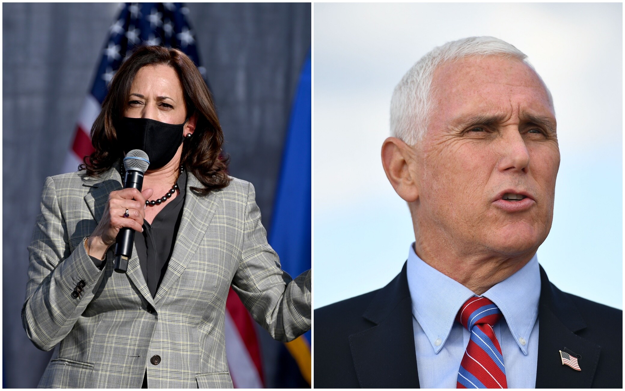 Kamala Harris e Mike Pence Kamala Harris e Mike Pence