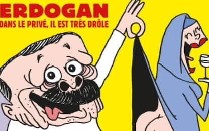 Turchia condanna la vignetta di Charlie Hebdo su Erdogan