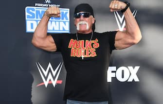 No UK - No US: 04 October 2019 - Los Angeles, California - Hulk Hogan. WWE 20th Anniversary Celebration Marking Premiere Of WWE Friday Night SmackDown On FOX held at Staples Center. Photo Credit: Birdie Thompson/AdMedia//Z-ADMEDIA_adm_WWE20thAnniversarySmackdown_BT_008/1910051111/Credit:Birdie Thompson/AdMedia/SIPA/1910051116 (Birdie Thompson/AdMedia/SIPA / IPA/Fotogramma, Los Angeles - 2019-10-04) p.s. la foto e' utilizzabile nel rispetto del contesto in cui e' stata scattata, e senza intento diffamatorio del decoro delle persone rappresentate