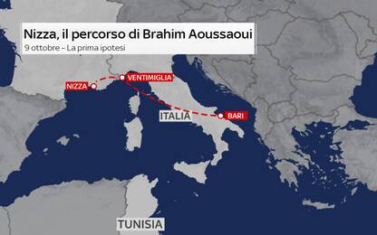 Attentato Nizza, gli spostamenti del killer sbarcato a Lampedusa