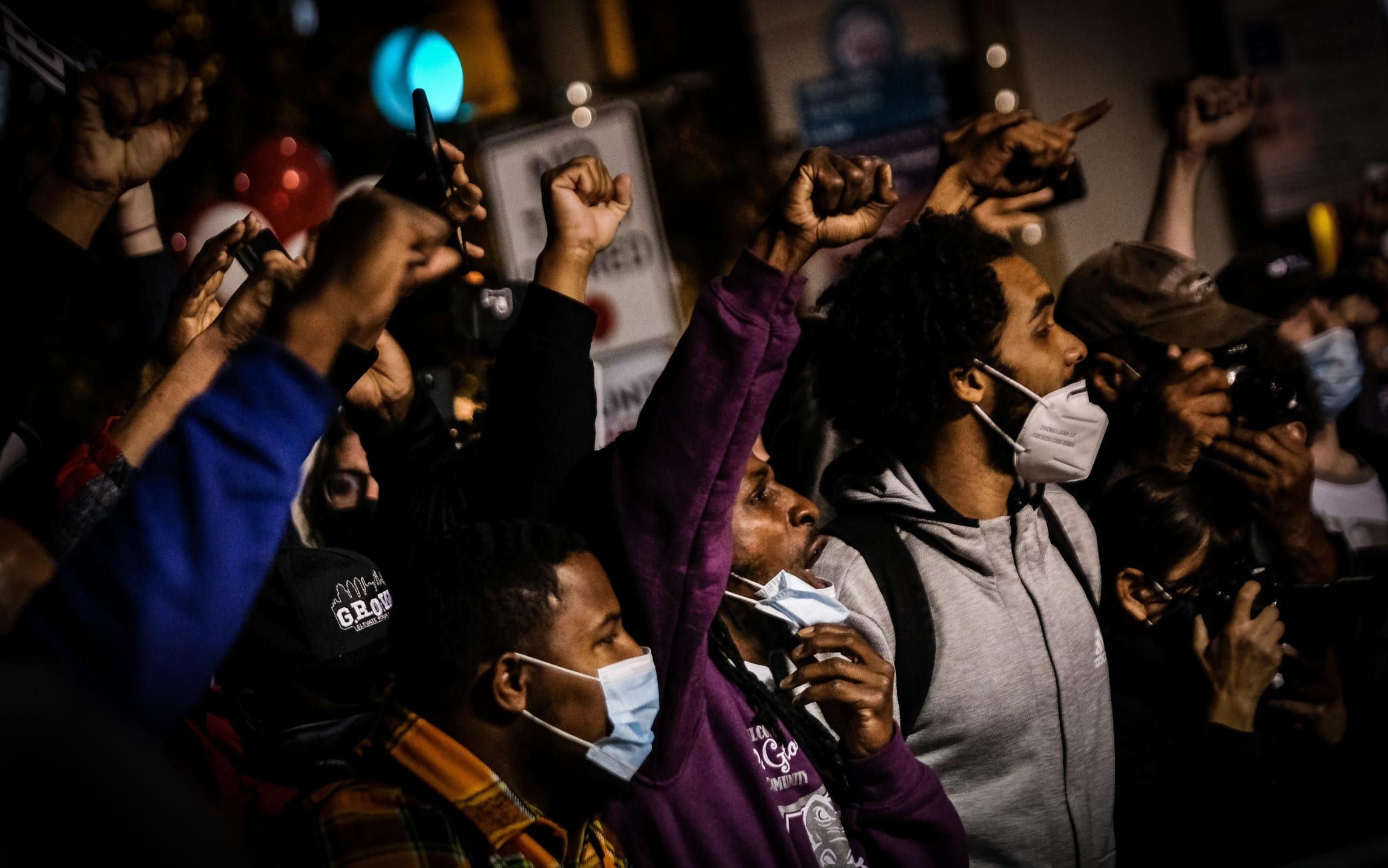 Manifestanti del movimento Black Lives Matter