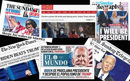 Elezioni Usa 2020, le prime pagine dei giornali di tutto il mondo