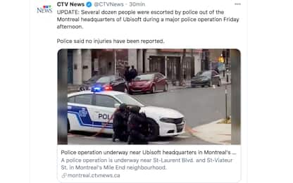 Canada: persone evacuate da palazzo a Montreal. Era un falso allarme