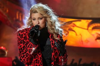 NEW YORK, NEW YORK - DECEMBER 02: Tori Kelly performs during the 88th Annual Rockefeller Center Christmas Tree Lighting Ceremony at Rockefeller Center on December 02, 2020 in New York City. (Photo by Cindy Ord/Getty Images)