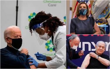 Vaccino anti-Covid, i leader politici che lo hanno già fatto. FOTO
