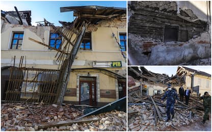 Terremoto Croazia, danni ed edifici crollati. FOTO