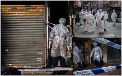 Covid, lockdown a Hong Kong per migliaia di cittadini e test a tappeto