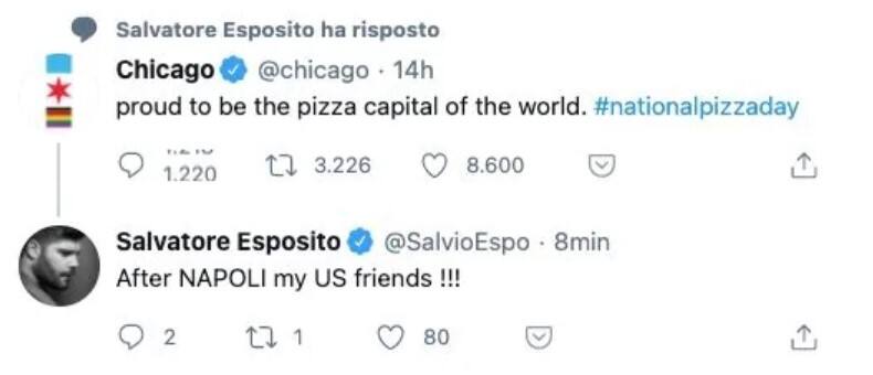 Tweet pizza Esposito