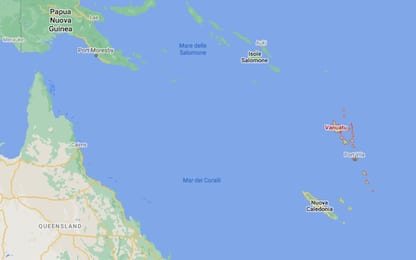 Terremoto nell’Oceano Pacifico, scossa di magnitudo 6.2 a Vanuatu