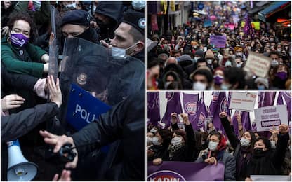 Turchia, proteste dopo il ritiro dalla Convenzione di Istanbul. FOTO