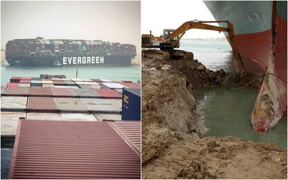 Suez ancora bloccato, fallito tentativo per liberare portacontainer
