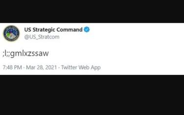 Tweet Comando strategico Usa