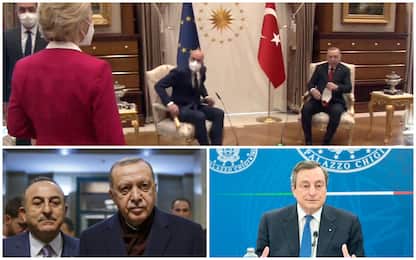 Sofagate, scontro diplomatico Italia-Turchia su parole di Draghi